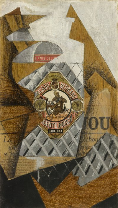 The Bottle of Anis by Juan Gris